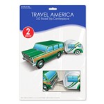 3D Travel Wagon & Camper Centerpiece